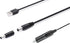 GutReise Universal 12V Car Charger(Max 10A) + 5V DC Power Cable,with 11 Connectors for DVD Player,Dash Camera,GPS,Bluetooth Speakers,Shaver Fans