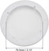 uxcell Speaker Grill Cover 3 Inch, 106.5mm Mesh Decorative Circle Subwoofer Guard Protector - White 2pcs