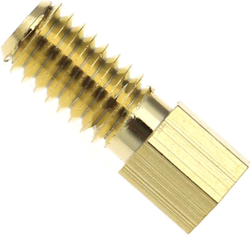 Create Idea 4pcs Brass Gold Plating Banana to Spade Adapter Connector for Audio Cables with 2 Screw-in Angles