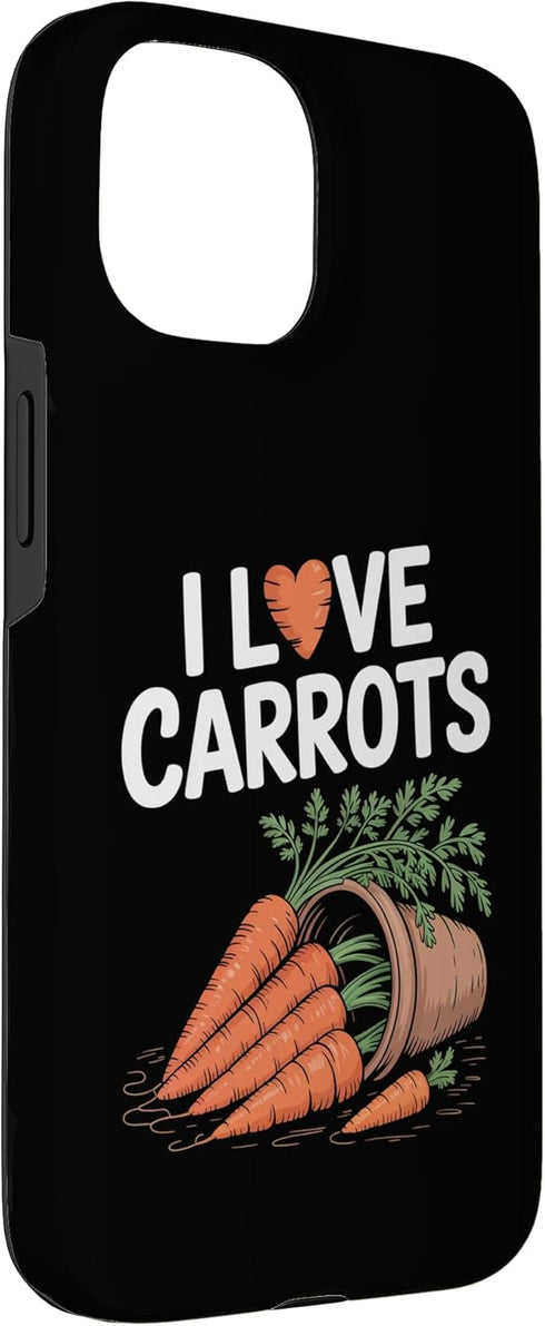 Vegetable Lover Garden Enthusiast Carrot 15 I Love Carrots Garden Vegetable Humor Case for iPhone