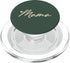 Mama Gifts & Designs for Girls Beige Hunter Green Heart Mama PopSockets PopGrip for MagSafe