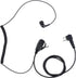 2 Pin Ear Bud in Ear Earbud Ptt Mic Earpiece, Two Way Radio Headset for Motorola Walkie Talkie CLS 1410 DLR1060 (Black,