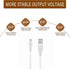 Digipartspower 5ft S-100 White Micro USB Power Charging Cord Cable Lead for Sound Oasis White Noise Machine & Speaker