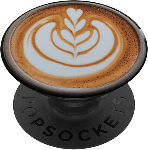 PopSockets Standard PopGrip Coffee Espresso Theme Art, Swappable Grip for Phones & Tablets