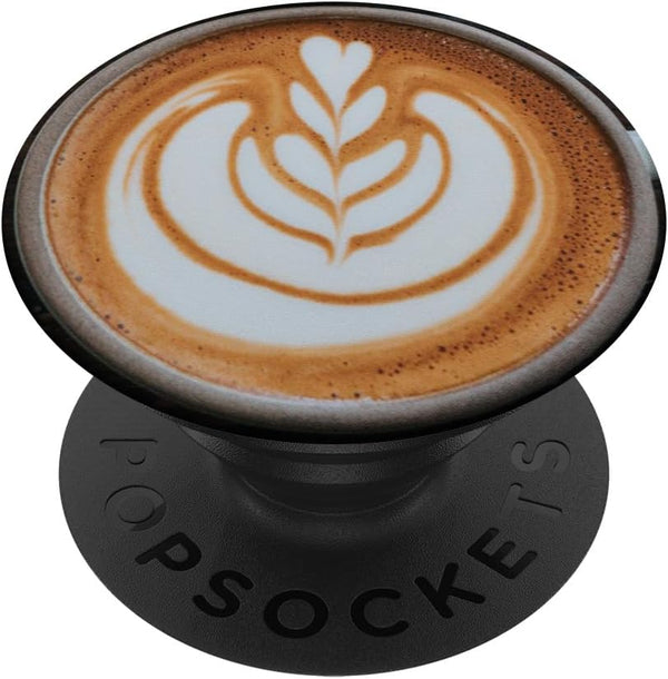 PopSockets Standard PopGrip Coffee Espresso Theme Art, Swappable Grip for Phones & Tablets