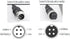 Car Video 4Pin Aviation Extension Cable for CCTV Rearview Camera - Waterproof Shockproof System 6.6FT/2M