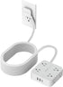 TESSAN Flat Plug Long Extension Cord, 25 Ft, Power Strip with 8 Outlets and 3 USB Ports