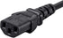 Monoprice 3ft Power Cord Cable, 16AWG, Black, 3 Conductor PC Power Connector Socket (C13/5-15P)