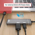 chenyang Hub,3 1 4K@120hz/USB 3.0 10Gbps/USB 100W USB C in USB C to HDMI PD Charging Multi-Port Adapter