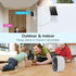 GMK 2K 2-Way 3MP IP65 Solar Security Camera Wireless Outdoor, with Solar Panel Color Night Vision Motion Detection Talk