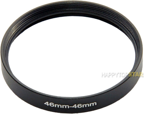 Metal 46mm Female to Female Coupling Ring Adapter for 46-46mm Lens