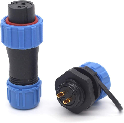 SP13 Waterproof Aviation Cable Connectors – 2pin/3pin/4pin/5pin/6pin/7pin/9pin Female Plug and Male Socket