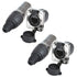Panel Mounting RJ45 IP65 Waterproof PCB Signal Connector Cat5/5e/6 8P8C Ethernet LAN Cable Connector (2PCS RJ45 + 2PCS