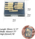 Gun Cleaning Rod Fitting Adapters, 9 pcs Pack with Various Threads in Male or Female