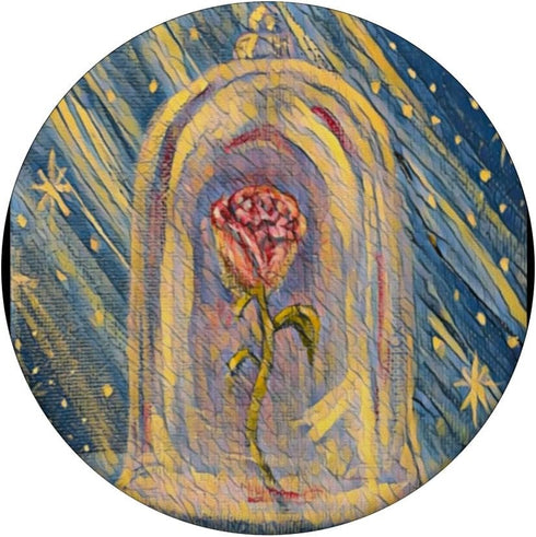 Enchanted Rose Glass Encased Flower, Magic Fairy Tale PopSockets Standard PopGrip
