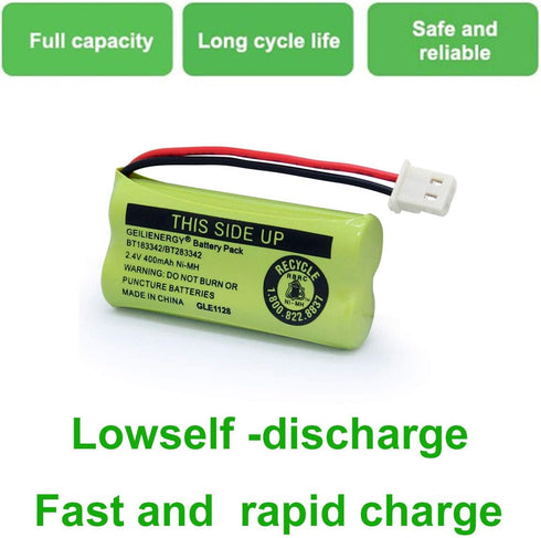 GEILIENERGY BT183342 BT283342 BT166342 BT266342 Battery, Compatible with CS6114 CS6419 Cordless Handsets