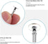 12 Pieces Universal Replacement Disc Tip Stylus Pen Tips, Round Transparent Disc Tip for Touch Screen Tablet Phone