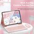 Keyboard Case for iPad Pro 11 Inch M4 with Mouse, Candy Magnetically Detachable Wireless Keyboard Case