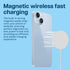 MMOBIEL 15W Qi2 Certified Magnetic Wireless Charger Pad for MagSafe iPhone & Samsung, Charging Station for AirPods &
