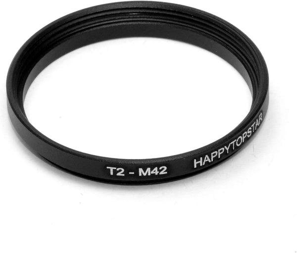 Metal T2 to M42 Male to Female Coupling Ring Adapter for Lens Filter, 42mm to 42mm