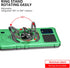 Ailiber Heavy Duty Phone Case for BLU View Speed B1550VL, with Screen Protector & Ring Kickstand, Green.