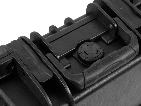 Monoprice Weatherproof/Shockproof Hard Case, IP67, Customizable Foam, 10" x 8" x 4", Black
