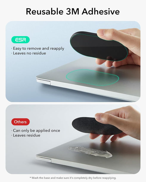 ESR 5.0 2.4 MagMouse Snap-to-Carry Bluetooth Mouse, Rechargeable Wireless Mouse for Laptop with Built-in Charging