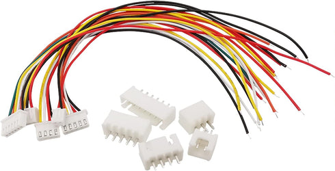 450Pcs 2.0mm JST-PH Connector Kit with 2.0mm Female Pin Header, 2/3/4 Pin Housing Connector Adapter Plug Terminal