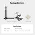 9.8"/25cm 1/4" 3/8" 4.4lb/2kg, ST25C NEEWER Magic Arm with Super Clamp & Cleaning Cloth, & Threads for Flash/LED