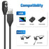 2-Pack Magnetic USB Charging Cable for Shokz Aeropex, OpenRun, OpenRun Pro, OpenRun Mini & OpenComm 2/UC - 3.3ft