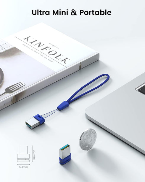 K&ZZ 32GB 3.0 2 Pack 32 3.0 32GB USB Flash Drive with Lanyard GB USB Thumb Drive Ultra High Speed Small Memory Stick