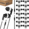 50 Pack Bulk Earbuds Headphones for Kids Classroom, Wholeslae Wired Earphones Class