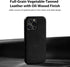 Belemay iPhone 15 Pro Max Leather Case, Compatible with MagSafe, Full-Grain Leather, Slim Fit & Sleek - Black