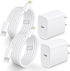 AISNI Fast Charger for iPhone 13 14, 2 Pack 20W PD USB C Wall Charger with 6FT USB C Cable