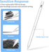 Stylus Pen for iPad, Fast Charging & Palm Rejection, Compatible with 2018-2023 Apple iPad Pro, White