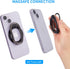 Magnetic Phone Ring Holder for MagSafe, Adjustable Kickstand for iPhone 15/14/13/12 Series, Removable for Charging