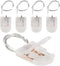 5pcs Button Battery Holder with Switch for CR2032 Coin Cell Battery, Storage Boxes with Wires (Clear)