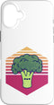 Kawaii Broccoli Vintage Case for iPhone 16 Plus