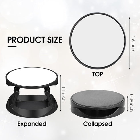 40 Pieces Blank Sublimation Phone Grip Holders, 40 Collapsible Brackets, Aluminum Sheets, Stickers for Smartphones and