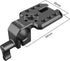 NICEYRIG 15mm Single Rod Clamp with Cold Shoe Extension Plate for Wireless Transmitter, Monitor, Mic, EVF Mount - 457