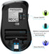 memzuoix 2.4G Wireless Mouse, 1200 DPI Computer Mouse with USB Receiver, Portable Cordless for Laptop, PC, Desktop,