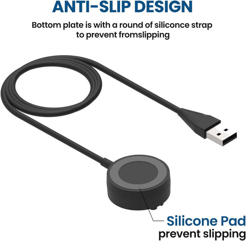 2-Pack Charger Dock Replacement for Garmin Venu 2/Venu Sq 2/Venu 2 Plus/Venu 3 with USB Cable