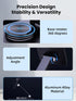 15W MagSafe Charger, Compatible Charging Stand with 360° Rotation, Adjustable Foldable Wireless Charger for iPhone 15