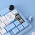 Hyekit 137 Set PBT Keycaps Keys Melody of The Sea Keycap Dye-Sublimation Cute Keycaps XDA Profile for Cherry Gateron MX