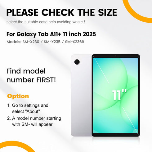timecity A11+ A9+ 11 Inch Case for Samsung Galaxy Tab Plus / Plus - Heavy Duty Protective Cover with Screen Protector
