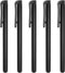 MECCANIXITY 5pcs Universal Stylus Pens for Touch Screens, High Sensitivity for All Capacitive Devices, Black