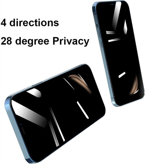 2 Pack 360 Degree Privacy Screen Protector for Samsung Galaxy S24 Ultra, Anti-Spy 4 Sides Soft Film 6.8 inch