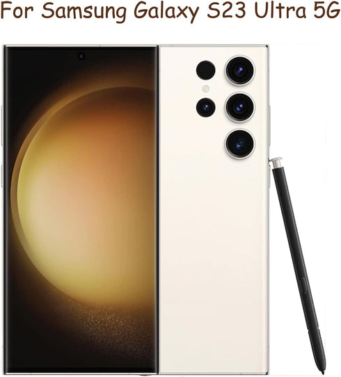 Galaxy S23 Ultra S Pen Replacement with Bluetooth for Samsung Galaxy S23 Ultra, Cream Color Stylus Pen