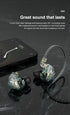 FEDAI TRN MT1 in Ear Monitor Earbuds, 10mm Composite Magnetic Dynamic Earphone, Detachable C Pin 0.75MM Cable
