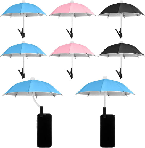 Flutesan 6 Sets Phone Umbrella for Sun Phone Umbrella Cell UV Protection